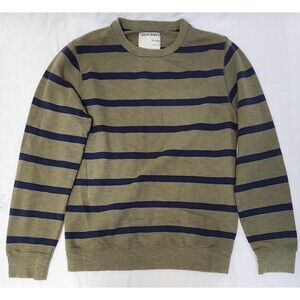 Old Navy Striped Crew Neck Pull Over Slub Sweatshirt Sea Turtle Long Sleeve Sz S